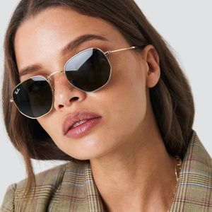 Ray Ban Sunglasses Flat Hexagon